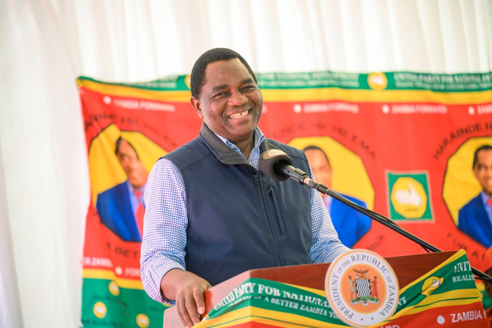 “Mwachepa sana, we’ve not started campaign rallies yet – Hichilema